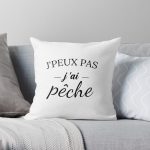 'peux pas j'ai pêche: tee shirt humour cadeaux coussin accessoires sac homme femme ado